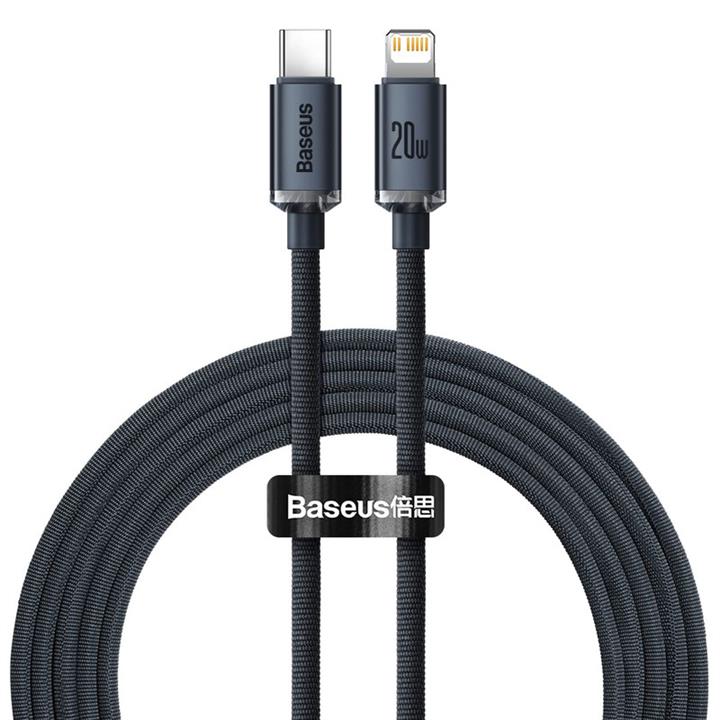 کابل تبدیل USB-C به لایتنینگ باسئوس مدل Crystal Shine Series طول 2 متر